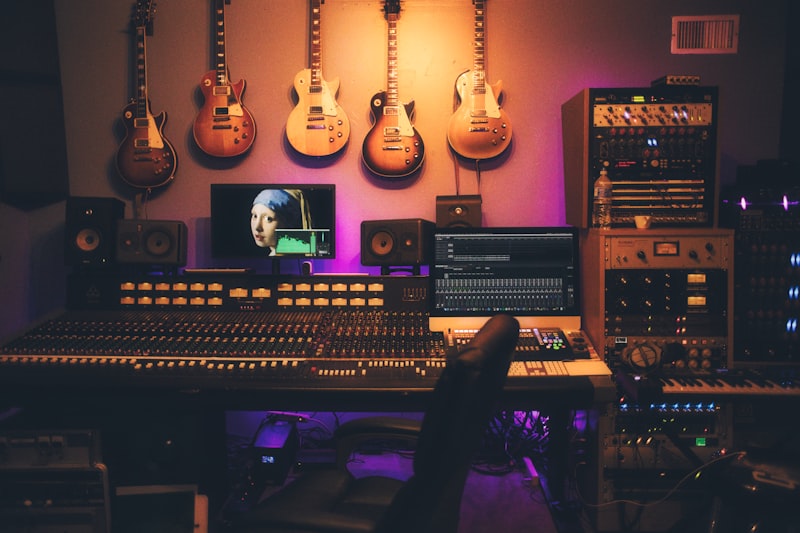 Podcast Studio Detailaufnahme